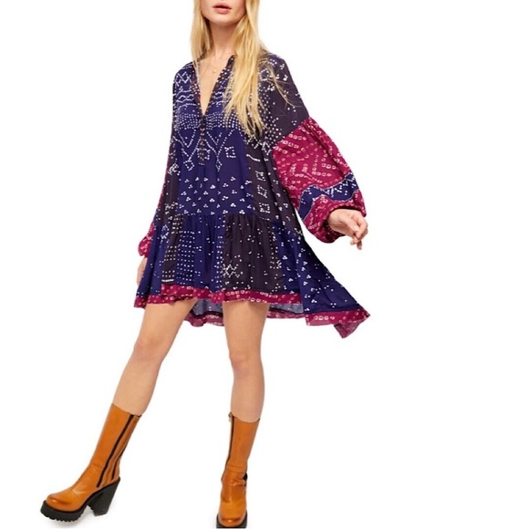 Free People Dresses & Skirts - Free People Shibori Mini Dress